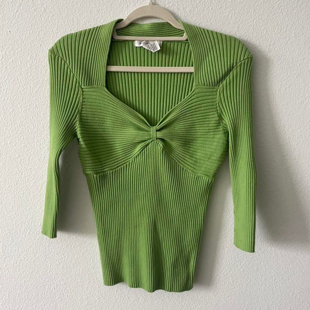 August Silk Y2K Sweater Top Women's M Renaissance Boho Indie Vintage Y2K 2000s